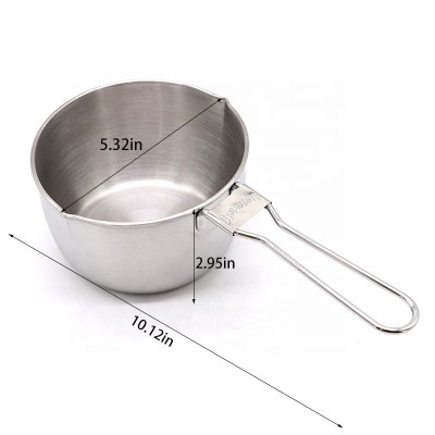 stainlesssteel kitchen sauce pan saucier