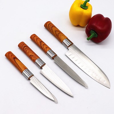 Stainless steel kitchen vegetable fruit meat knife