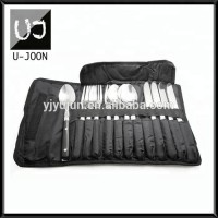 Popular 12pcs Stainless Steel Cutlery Set with Wooden Handle in Pouch UJ-CL001