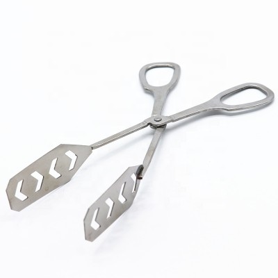 Stainless steel food serving tools tongs